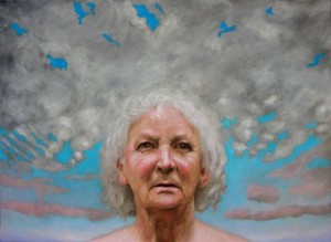 Gabor Szenteleky, Volto femminile (2007) olio su tela 50x70